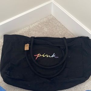 Large wide Victoria secret/pink tote bag